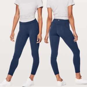 Lululemon In Movement 7/8 Leggings Mineral Blue Women’s Size 4